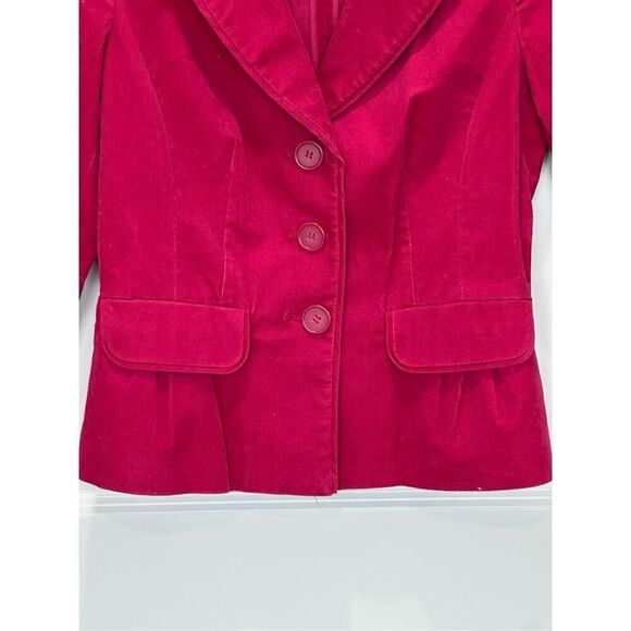 Halogen Hot Pink Corduroy Jacket Size Medium - Picture 3 of 7